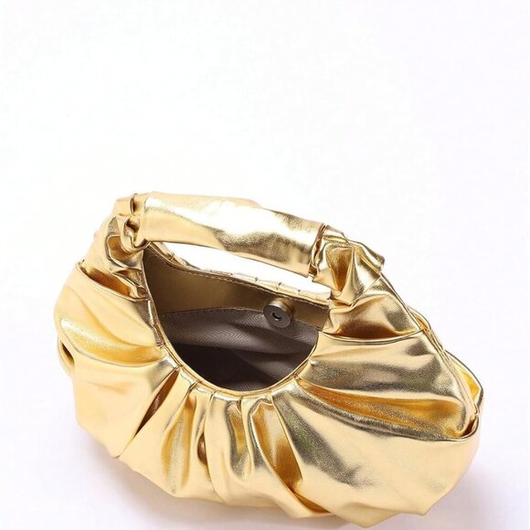 Gold Evening Bag - Etsy Women\'s PU Leather Evening Clutch Bag Gold Party Prom Wedding Purse